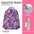 thumbnail image 5 of Abstract Paisley Students Backpack Colorful Bohemian Vintage Floral School Bag with Elegant Ethnic Pattern, Lightweight and Wear-Resistant for Students, 5 of 5
