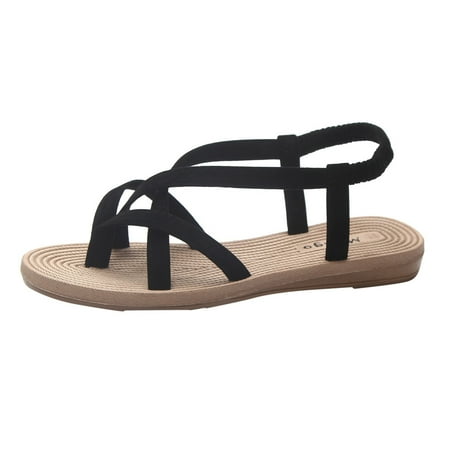 

GNEIKDEING Womens Breathable Lace Up Shoes Flats Casual Sandals Gift on Clearance