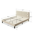 Zinus Misty 42" Upholstered Platform Bed Frame, King