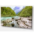 thumbnail image 2 of Slovenia Waterfall Panorama - Landscape Artwork Canvas, 2 of 3
