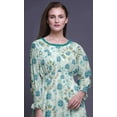 thumbnail image 5 of Bimba Tie-Dye Women Cotton Smocked Boho Renaissance Long Ruffle MaxiÂ&nbsp;Dress-Small, 5 of 5