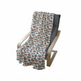 thumbnail image 3 of Fish Soft Flannel Fleece Throw Blanket, Childish Pattern with Marine Cartoon Animal, Cozy Plush for Indoor and Outdoor Use, 50" x 70", White Blue Grey Orange, by Ambesonne, 3 of 5