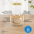 thumbnail image 3 of (2 pack) Mainstays 3-Wick Scented Glass Jar Candle, Hazelnut Cream, 11.5oz., 3 of 10