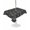 Black, variant on Outdoor Tablecloth with Umbrella Hole for Patio/Picnic/Party/Camping, Yellow Palm Trees Waterproof Table Cloth Rectangle Table Cover Washable, Summer Tropical Coconut Trees Vintage (52"x 70")