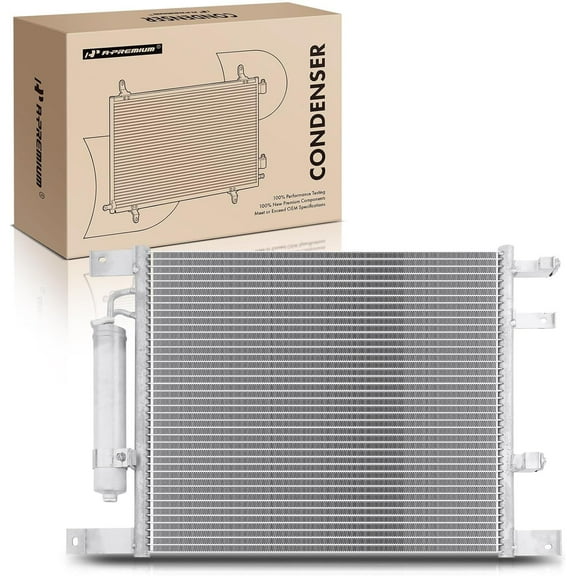 A-Premium Air Conditioning A/C Condenser Compatible with Nissan Versa 2012-2019, Versa Note 2014-2019,1.6L, Replace# 921001HA3A