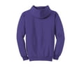 thumbnail image 3 of Port & Company Tall Essential Fleece Pullover Hooded Sweatshirt-3XLT (Purple), 3 of 3