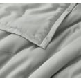 thumbnail image 6 of Chezmoi Collection Glen 3-Piece Crescent Stitched Quilt Set, King Size, Light Gray, Rayon Derived from Bamboo & Polyester Blended, Soft Breathable Cooling Bedspread for Hot Sleepers, 6 of 9