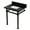Black Granite / Matte Black, variant on Kingston Brass KVPK30KSQ0 Monarch 30" Black Granite Console Sink with Stainless Steel Legs (8-Inch, 3-Hole), Black Granite/Matte Black