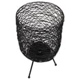 thumbnail image 3 of Northlight Basket Weave-Style Iron Table Lamp - 14.5" - Black, 3 of 6