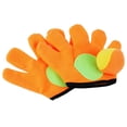 thumbnail image 2 of Sticky Catch Ball Game Set, Orange Fuzzy Toss and Catch Gloves with 2 Balls, Outdoor Sports Toy for Kids and Adults, Backyard & Lawn Fun, 2 of 6