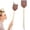 Coffee, variant on Fly Swatter, Leather Fly Swat with Long Wood Handle and Hanging, Fly Catcher Insect Mosquito Wasp Pest Control for Indoor Outdoor Home Fly, Coffee