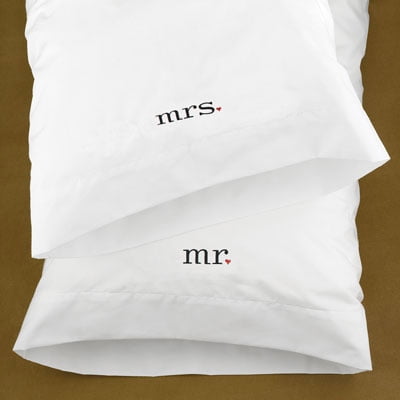 Hortense B. Hewitt 38915 Together Mr & Mrs Pillowcases