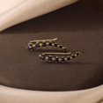 thumbnail image 5 of Solid 925 Sterling Silver 7 Crystals Cuff Earrings Climber for Women Crawler Earrings Wraps, 5 of 13