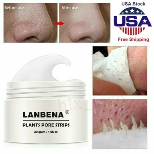 Lanbena Blackhead Remover Cream Facial Nose Mask Plant Pore Strips Acne Peel Off Walmart Com Walmart Com