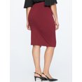 thumbnail image 3 of ELOQUII Women's Plus Size The Ultimate Stretch Pencil Skirt, 3 of 6