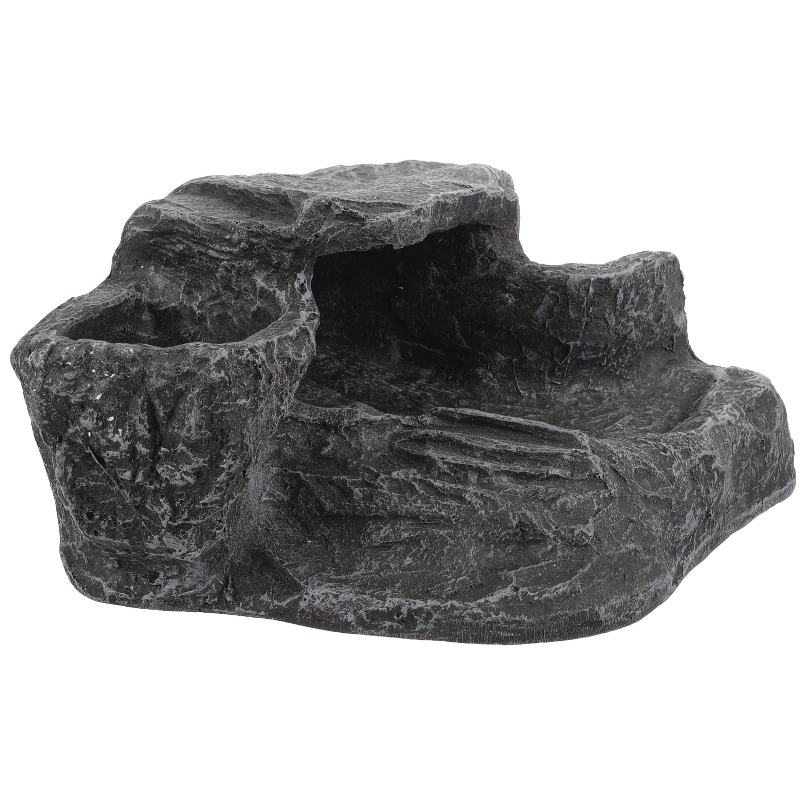 COMPUKAS Simulated Turtle Basking Platform Resin Ramp for Reptile and Amphibian Tank