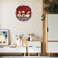 thumbnail image 2 of Wall Clock Red Cooking Chefs Clocks PVC Silent Non-Ticking Battery Operated Decorative Funny Cooker Checked Plaid Round Clock for Home Living Room Kitchen Bedroom Office School Wall Decor 10 Inch, 2 of 9
