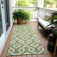 thumbnail image 6 of Addison Rugs Chantille Indoor/Outdoor Transitional Geometric Green Washable Runner Rug, 2'3" x 7'6", 6 of 6