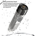 thumbnail image 3 of Inteprter Linterna de llavero impermeable IP66, linterna recargable por USB, potente herramienta de iluminación de detección de dinero para el hogar Iluminación y accesorios Inteprter HA074283-01, 3 of 6
