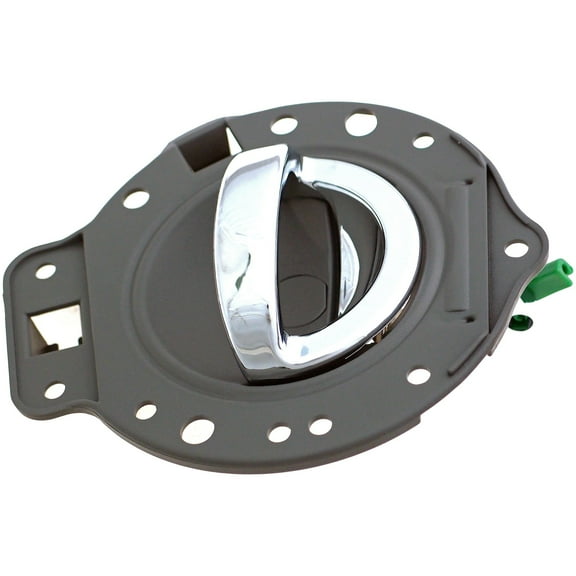 Dorman 84088 Rear Driver Side Interior Door Handle for Specific Jeep Models, Chrome Lever; Gray Housing