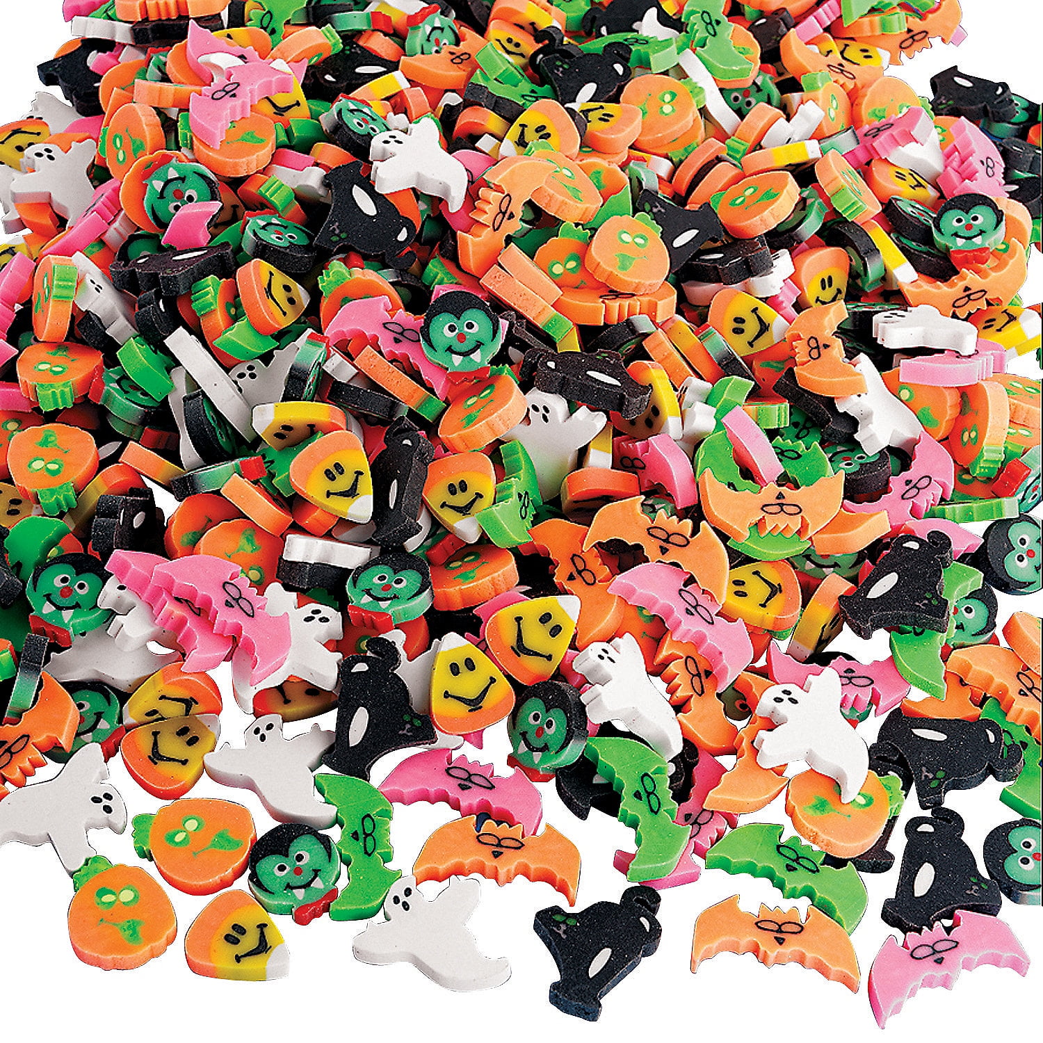 Halloween Mini Eraser Assort. 720 Pcs. Stationery 720 Pieces