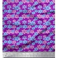 thumbnail image 1 of Soimoi Moss Georgette Tissu Artistique Imprimé Floral 1 Yard 42 Pouces de Large, 1 of 3