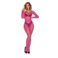 thumbnail image 4 of Luxalzxs Lencería Sexy Body Trajes Mujeres Mallas Bodystocking Lencería Sin Entrepierna Body Medias Sexy Babydoll Lencería,Rosa, 4 of 5