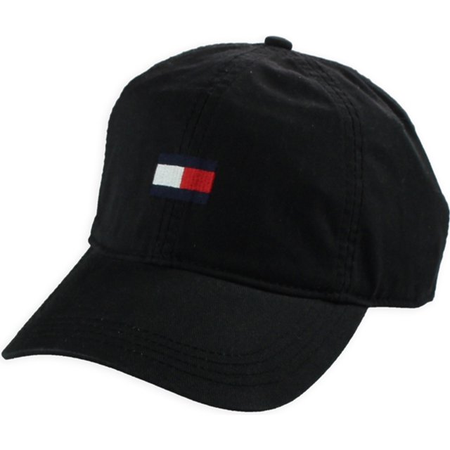 Tommy Hilfiger Gorra de béisbol con logo clásico, unisex, color negro, talla única Tommy Hilfiger Gorra de beisbol