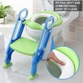 thumbnail image 4 of Escalera Para Inodoro Para Bebés, Asiento De Entrenamiento Para Orinal De Seguridad Ajustable Con Reposabrazos Doble Y Pie Antideslizante Para La Formación Independiente De, 4 of 7