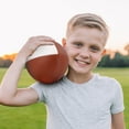 thumbnail image 5 of KW Custom Personalized Football，Engraved Leather Indoor/Outdoor Football with Pump & Carrying Bag ,Best Gift for Grandson Anniversary Birthday Graduation ., 5 of 5