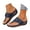 Blue, variant on Orthopedic Sandals for Women Arch Support Flip Flops Comfortable Walking Wedge Slip on Shoes