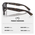 thumbnail image 5 of Ray-Ban RB4165 JUSTIN CLASSIC POLARIZED Square Shaped Sunglasses for Men & Women - Includes Official Rayban Eyewear Kit - Ideal Formal & Casual Wear Sunglasses - Blue Lens, 5 of 7