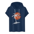 thumbnail image 1 of Camisetas de Manga Corta para Hombre Camiseta Deportiva con Capucha de Moda de Impresión Casual, Ligera para el Uso Diario Del Verano, 1 of 7