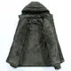 thumbnail image 5 of Chaqueta de algodón lavado grueso polar informal nueva de invierno 2024 para hombre, cálida, estilo universitario, parkas, abrigo militar, chaquetas con capucha a prueba de viento para hombre, 5 of 5