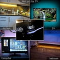 thumbnail image 5 of Bande Lumineuse Led Télécommande Boîte à Batterie Alimentée Haute Luminosité Ip65 Décoration Étanche Dc 5v Rgb 5050 Rétroéclairage Tv Lumières de Pièce Décoration Murale pour H, 5 of 5