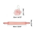 thumbnail image 4 of Unique Bargains 1 Set Bath Brush Set Body Scrubber Set for Bath for Shower 1.97"x4.72" Pink, 4 of 6