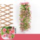 thumbnail image 1 of Flores artificiales Rosa simulada Flor artificial Acondicionador de conductos Bloqueo de techo de sala de estar Decoración Envoltura de plástico Plantas Vides Flores artificiales Gloria de la mañana c, 1 of 3