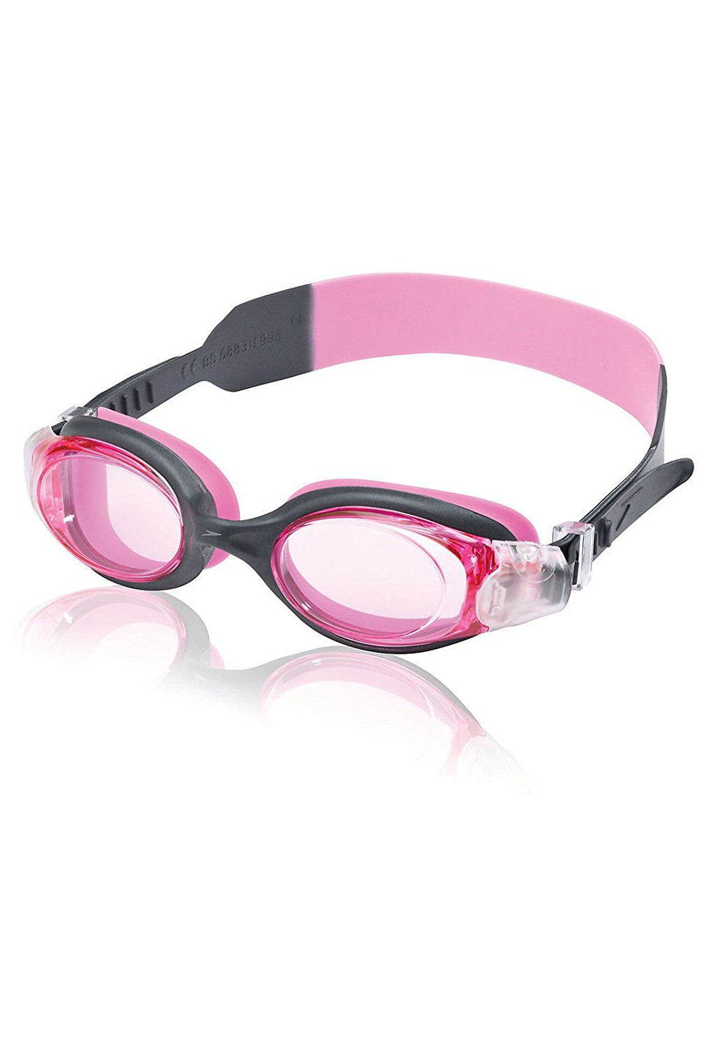 Speedo Womens Virtue Mirror Swimming Goggles Pink Sports 