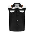 thumbnail image 5 of GERsome Men's Sleeveless Shirts Button Up Tank Tops Color Block Beach T Shirt Vest with Pockets S-3XL, 5 of 5