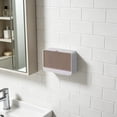 thumbnail image 5 of Wall Mounted Drainable Soap Box with Lid | No Drill Self Bathroom Soap Holder Tray, Covered Bar Soap Case for Shower Sink Dorm Laundry Room, Plastic Wall Storage Organizer, 5 of 6