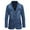 a-Blue19155, variant on VNKIDY Men's Coat Autumn Winter Solid Color Denim Blazer With Button Front Long Sleeve Button Front Casual Versatile Coat For Casual Daily Streetwear Activities Relaxed Fit Outerwear