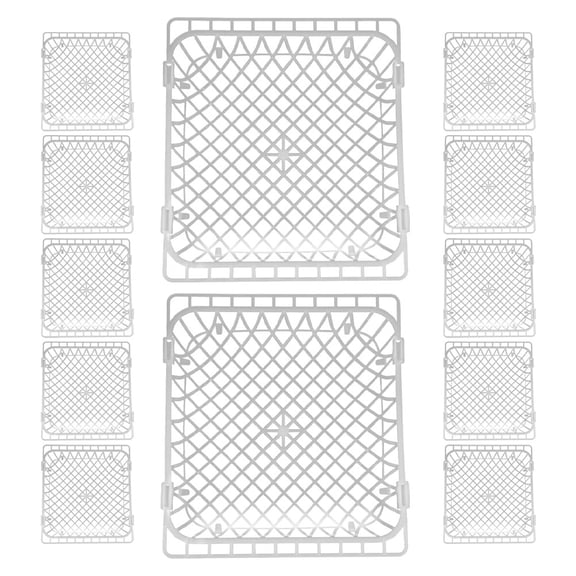 Baluue 12pcs Bird Nest for Pigeons Plastic Coop for Breeding Egg Laying Needs