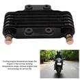 thumbnail image 1 of Oil Cooler,100-150cc Motorcycle Engine Aluminum Oil Cooling System Oil Cooling Radiator Assembly Oil Hose Adapter Filter Fit For GY6, 1 of 8