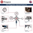thumbnail image 3 of Regulador para cerveza de barril Kegco KC LH-542 Premium Pro Series, 3 of 9
