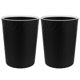 thumbnail image 1 of Moluckfu 2Ud Basura Plástico Negro Para Ideal En Oficinas Y Lavanderías, 1 of 8