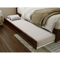 AFI, Mid-Century Modern Trundle Bed, Twin XL, Walnut