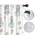 thumbnail image 4 of Blackout Kids Curtains,Princess Castle Flower Pattern Childrens Insulated Curtains Set Of 2,Bedroom Essentials,Toddler Room Decor 52"x84", 4 of 5