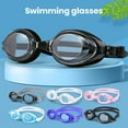 thumbnail image 1 of Lunettes de Natation Anti-Buée Imperméables Protection UV Ajustables Haute Clarté Protectrices PVC Professionnelles Unisexes Lunettes de Natation pour Femmes, 1 of 7