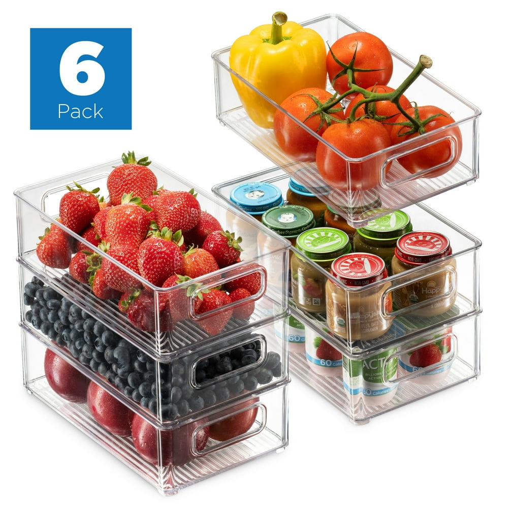 seseno stackable fridge organizers