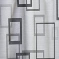 thumbnail image 4 of Designart 'Abstract Retro Design Pattern II' Mid-Century Modern Curtain Panel, 4 of 5